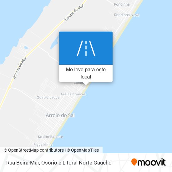 Rua Beira-Mar mapa