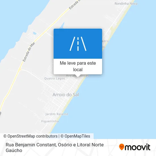 Rua Benjamin Constant mapa