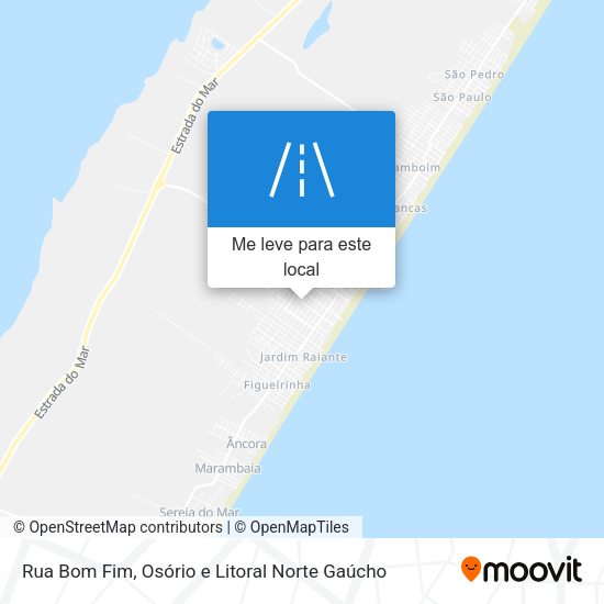 Rua Bom Fim mapa