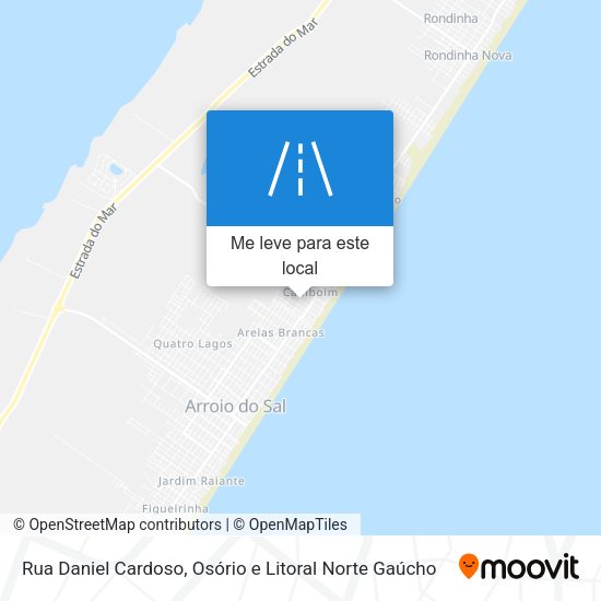Rua Daniel Cardoso mapa
