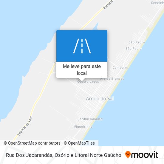 Rua Dos Jacarandás mapa