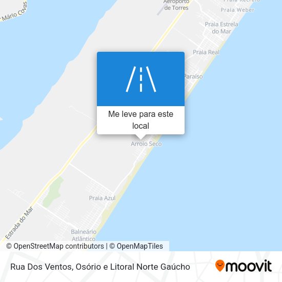 Rua Dos Ventos mapa