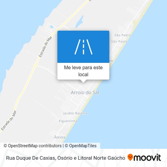 Rua Duque De Caxias mapa