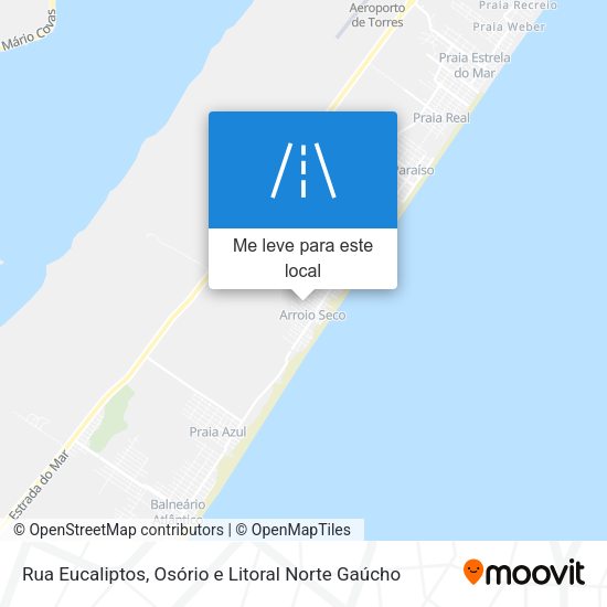 Rua Eucaliptos mapa