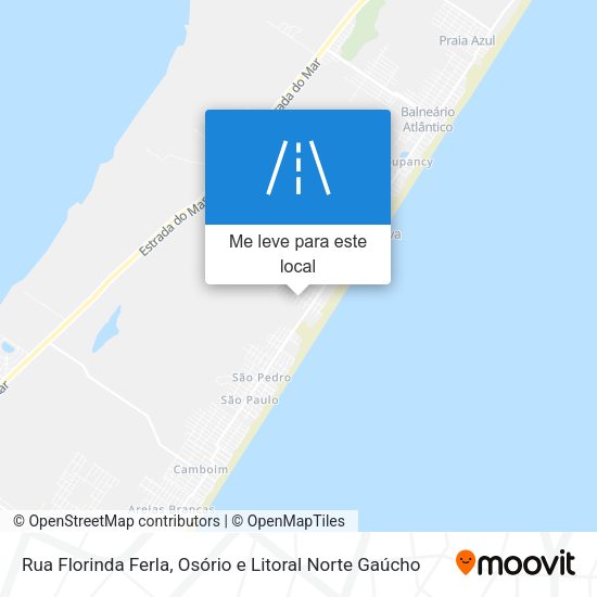 Rua Florinda Ferla mapa