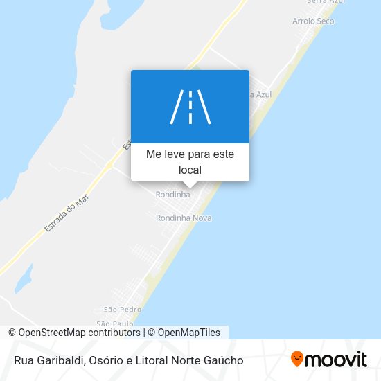 Rua Garibaldi mapa
