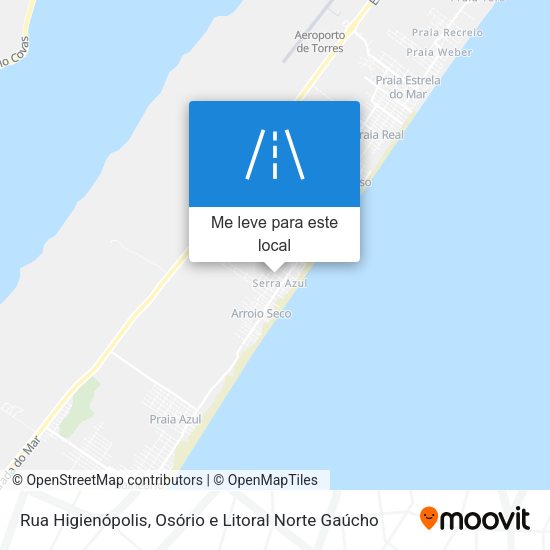 Rua Higienópolis mapa