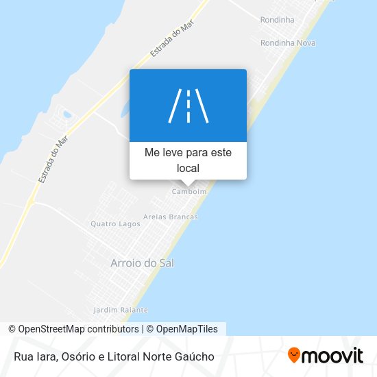 Rua Iara mapa