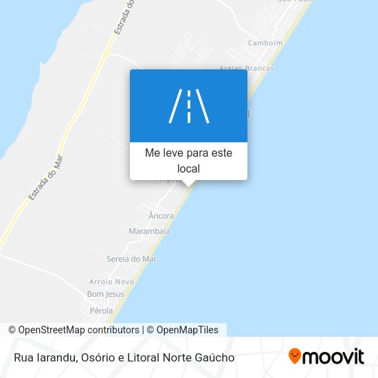 Rua Iarandu mapa