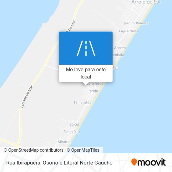 Rua Ibirapuera mapa