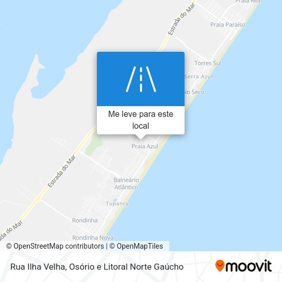 Rua Ilha Velha mapa