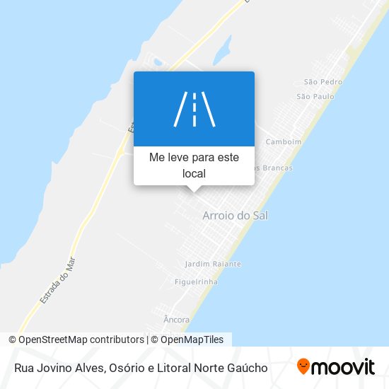 Rua Jovino Alves mapa