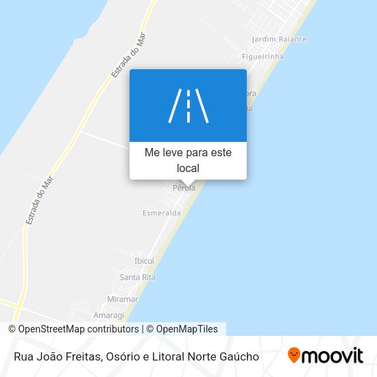 Rua João Freitas mapa
