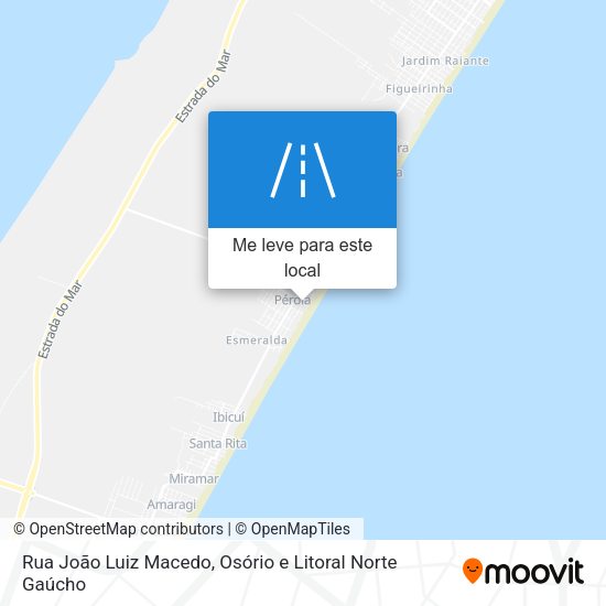 Rua João Luiz Macedo mapa