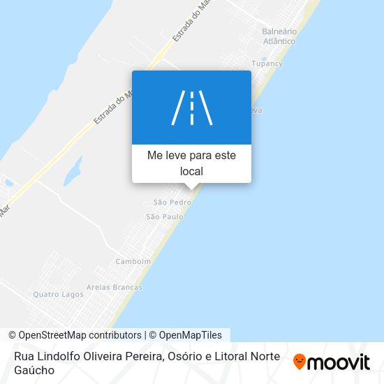 Rua Lindolfo Oliveira Pereira mapa