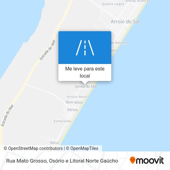 Rua Mato Grosso mapa