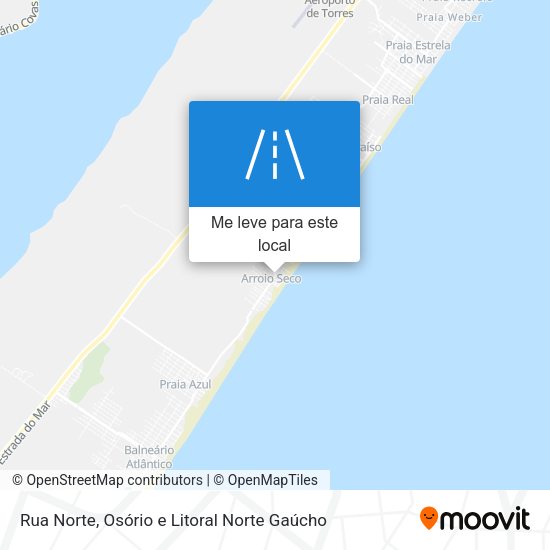 Rua Norte mapa