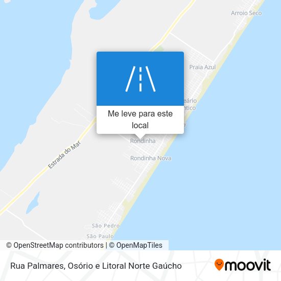 Rua Palmares mapa