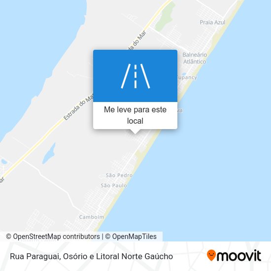 Rua Paraguai mapa