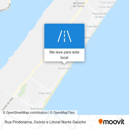 Rua Pindorama mapa
