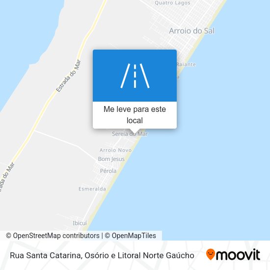 Rua Santa Catarina mapa