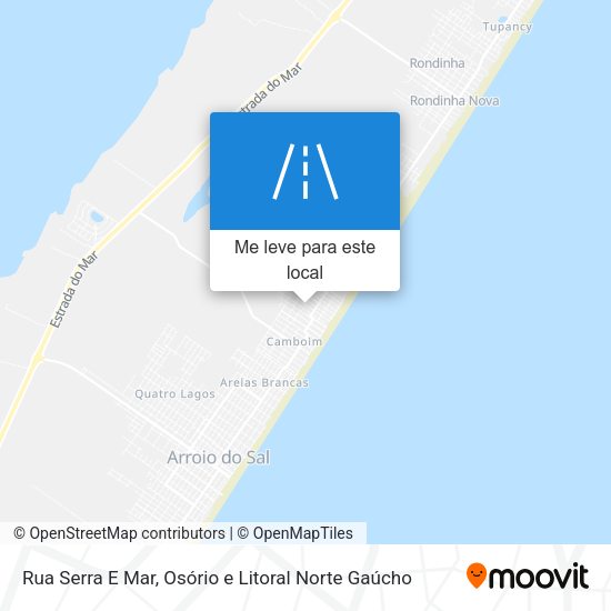 Rua Serra E Mar mapa