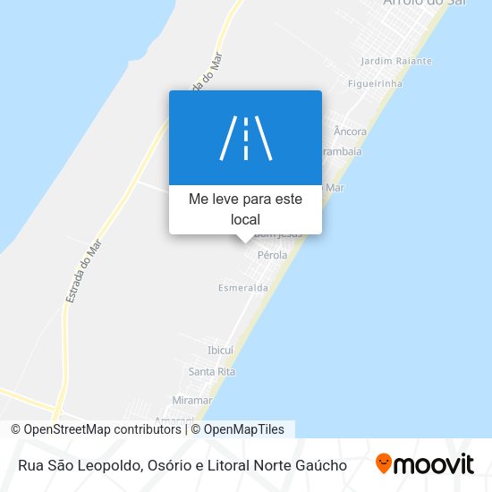 Rua São Leopoldo mapa