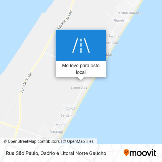 Rua São Paulo mapa