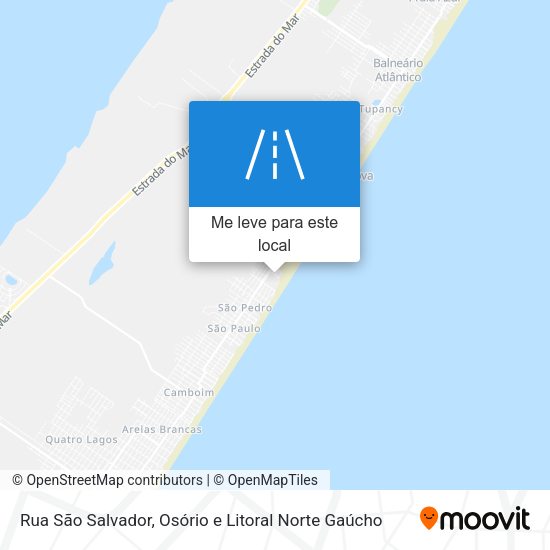 Rua São Salvador mapa
