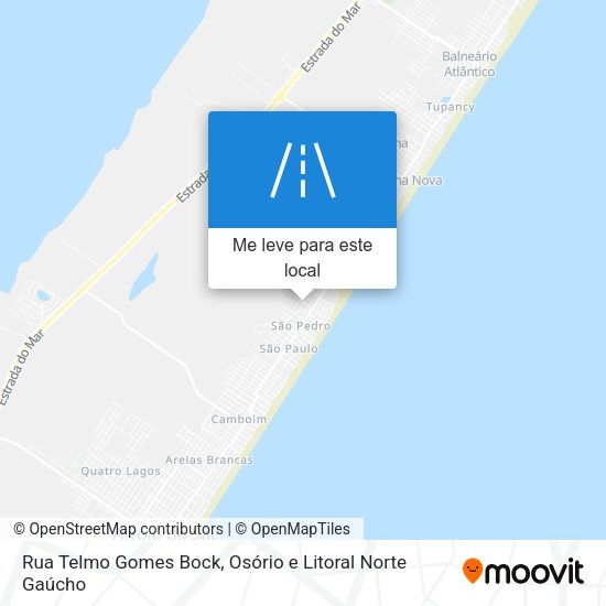 Rua Telmo Gomes Bock mapa