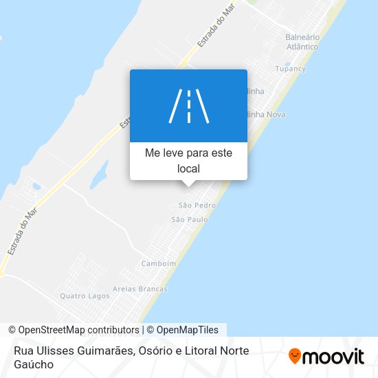 Rua Ulisses Guimarães mapa