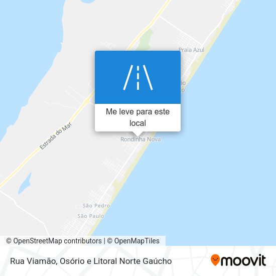 Rua Viamão mapa