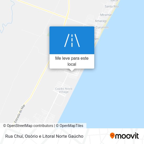 Rua Chuí mapa