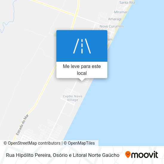 Rua Hipólito Pereira mapa