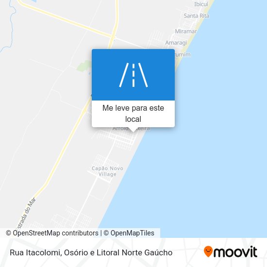 Rua Itacolomi mapa
