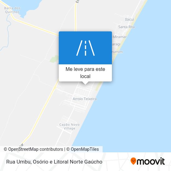Rua Umbu mapa
