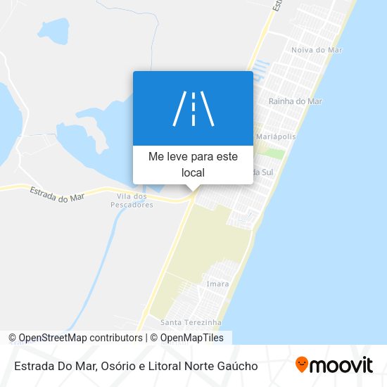 Estrada Do Mar mapa
