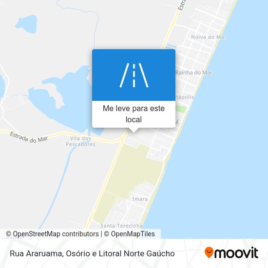 Rua Araruama mapa