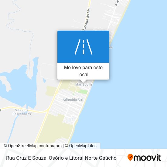 Rua Cruz E Souza mapa
