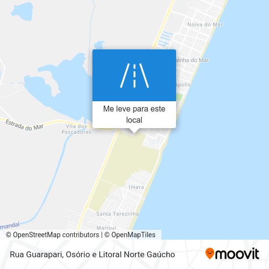 Rua Guarapari mapa
