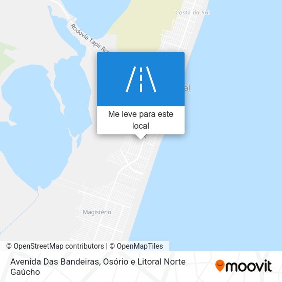 Avenida Das Bandeiras mapa