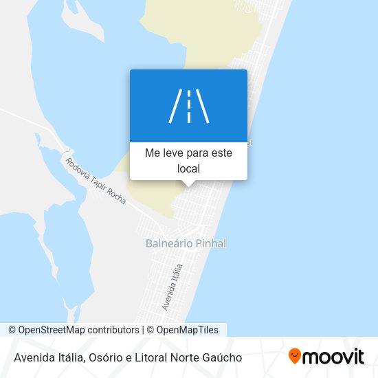 Avenida Itália mapa