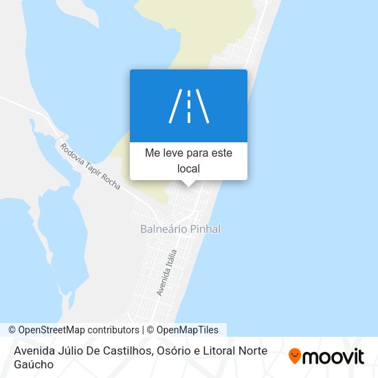 Avenida Júlio De Castilhos mapa