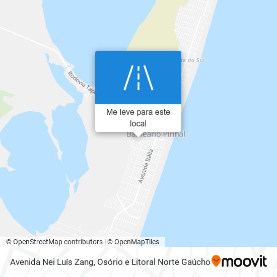 Avenida Nei Luís Zang mapa