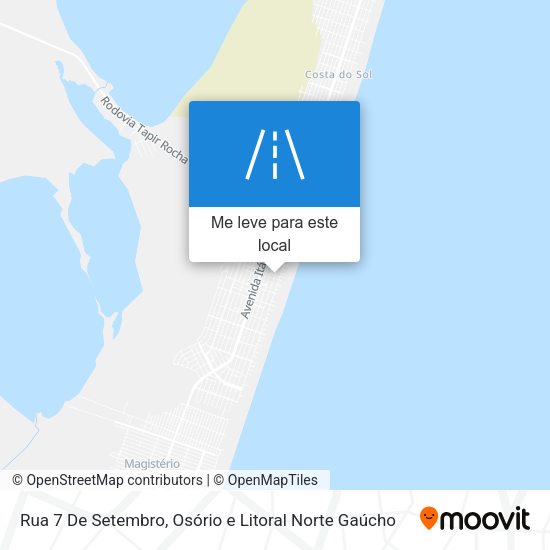 Rua 7 De Setembro mapa