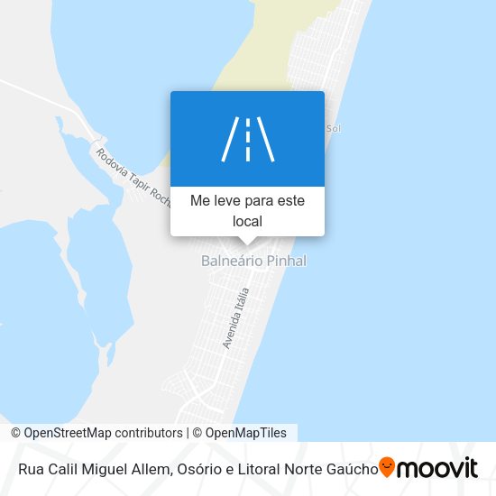 Rua Calil Miguel Allem mapa
