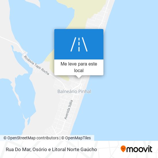 Rua Do Mar mapa