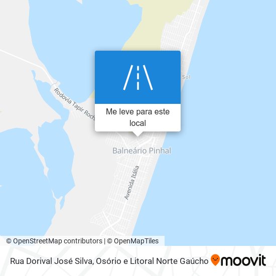Rua Dorival José Silva mapa