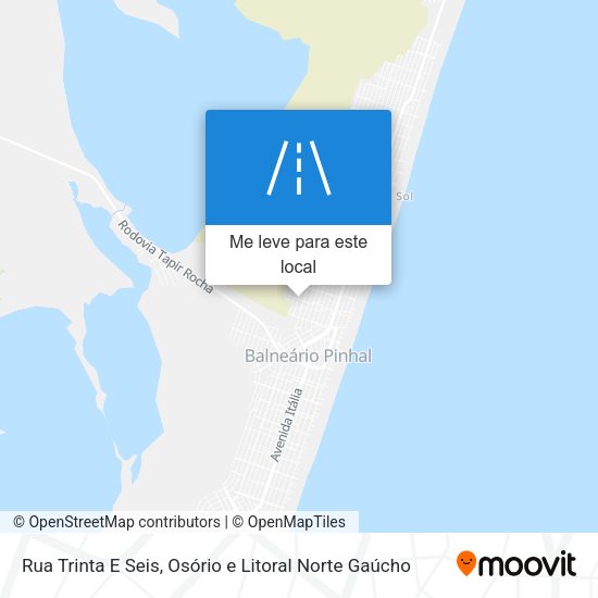 Rua Trinta E Seis mapa