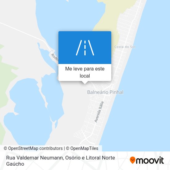 Rua Valdemar Neumann mapa